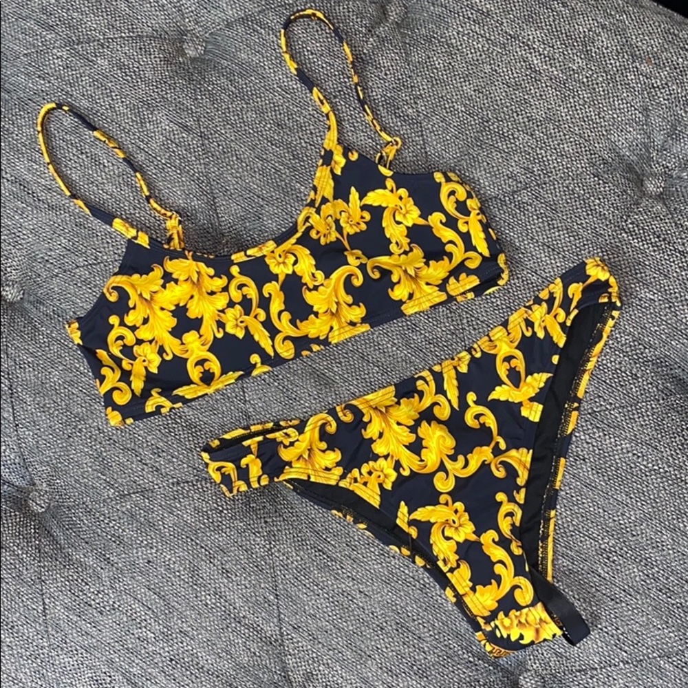 Black and Gold Bikini